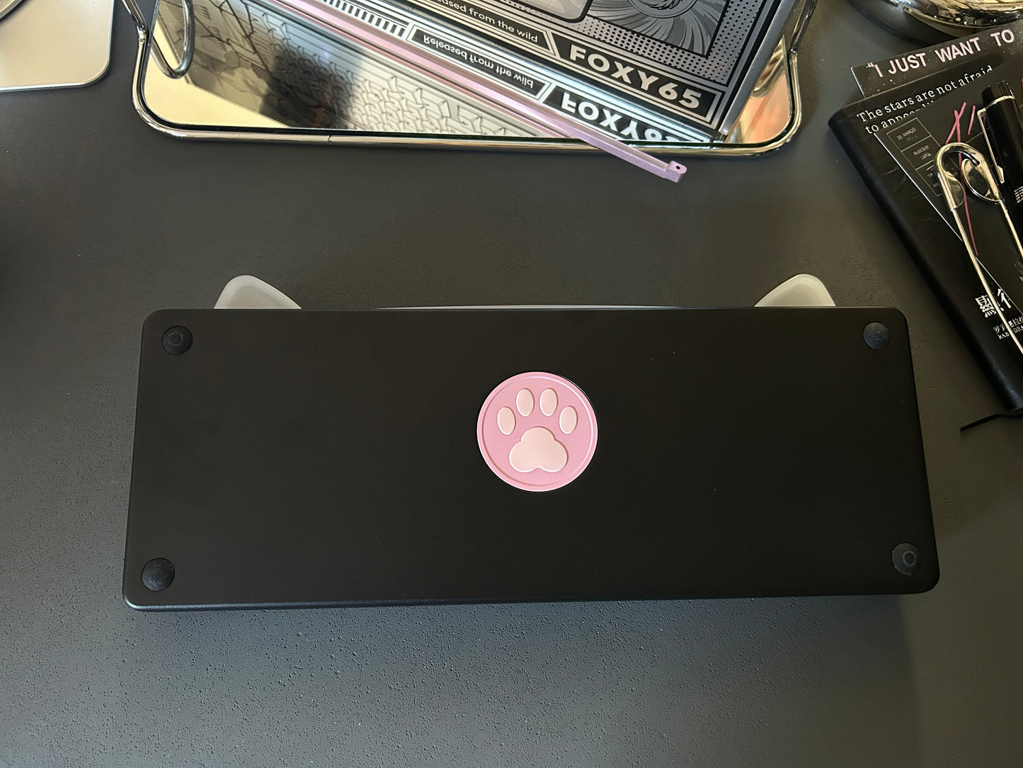 Unboxing Clearance ONLY 1 Instock Foxy 65 Assembled Edition Black Pink Kitten