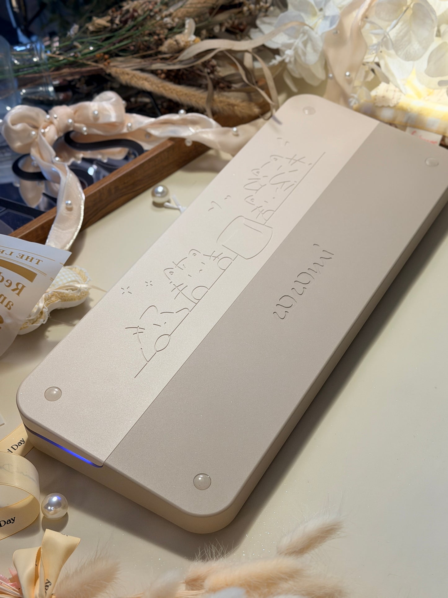 ONLY 1 Instock Cocomi80 Milk Tea Custom Mechanical Keyboard keyrialabs Keycaps Set