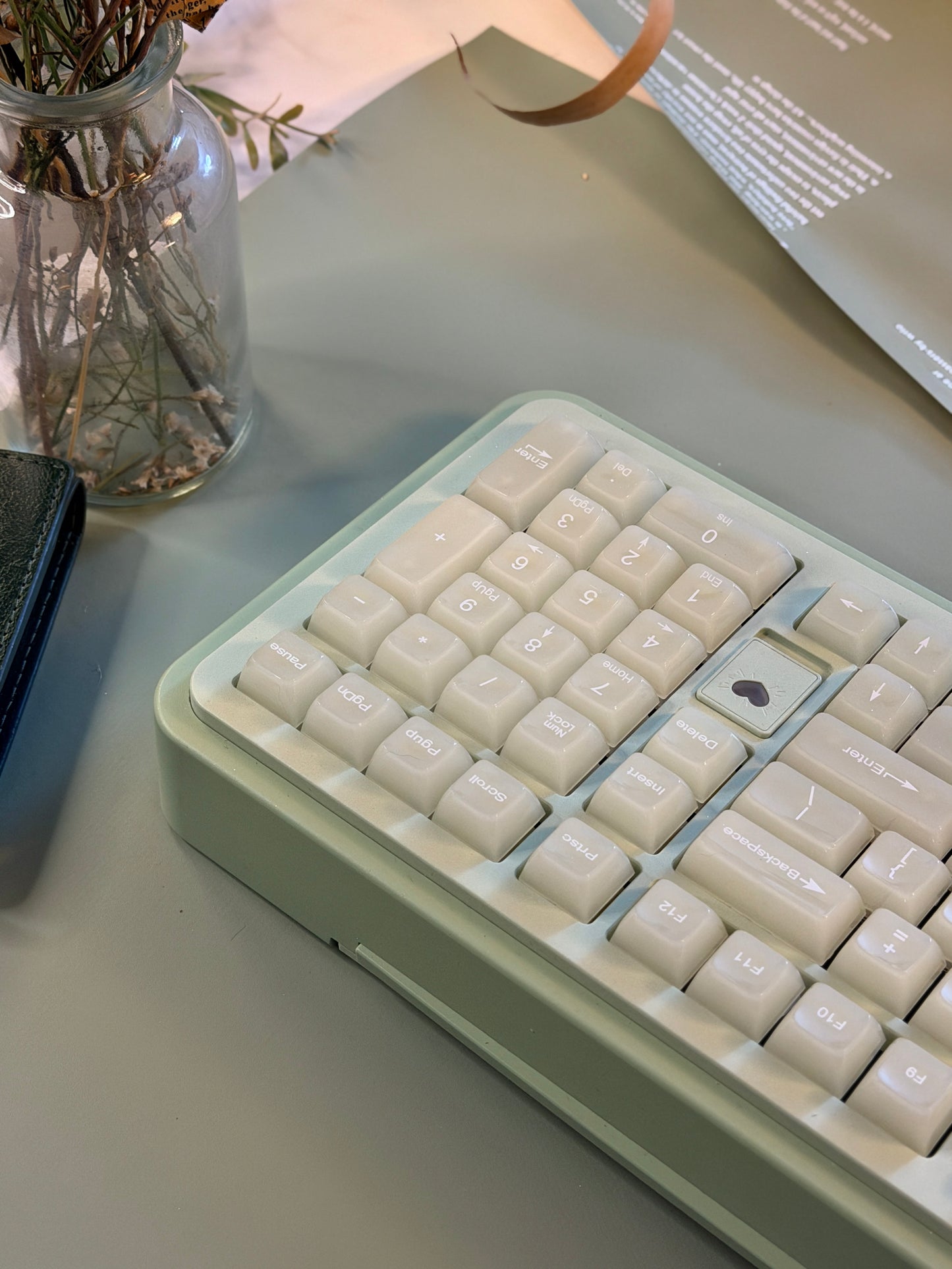 ONLY 1 Instock Prebuilt Aluminum Customized Mechanical Keyboard Rich98 Green Set