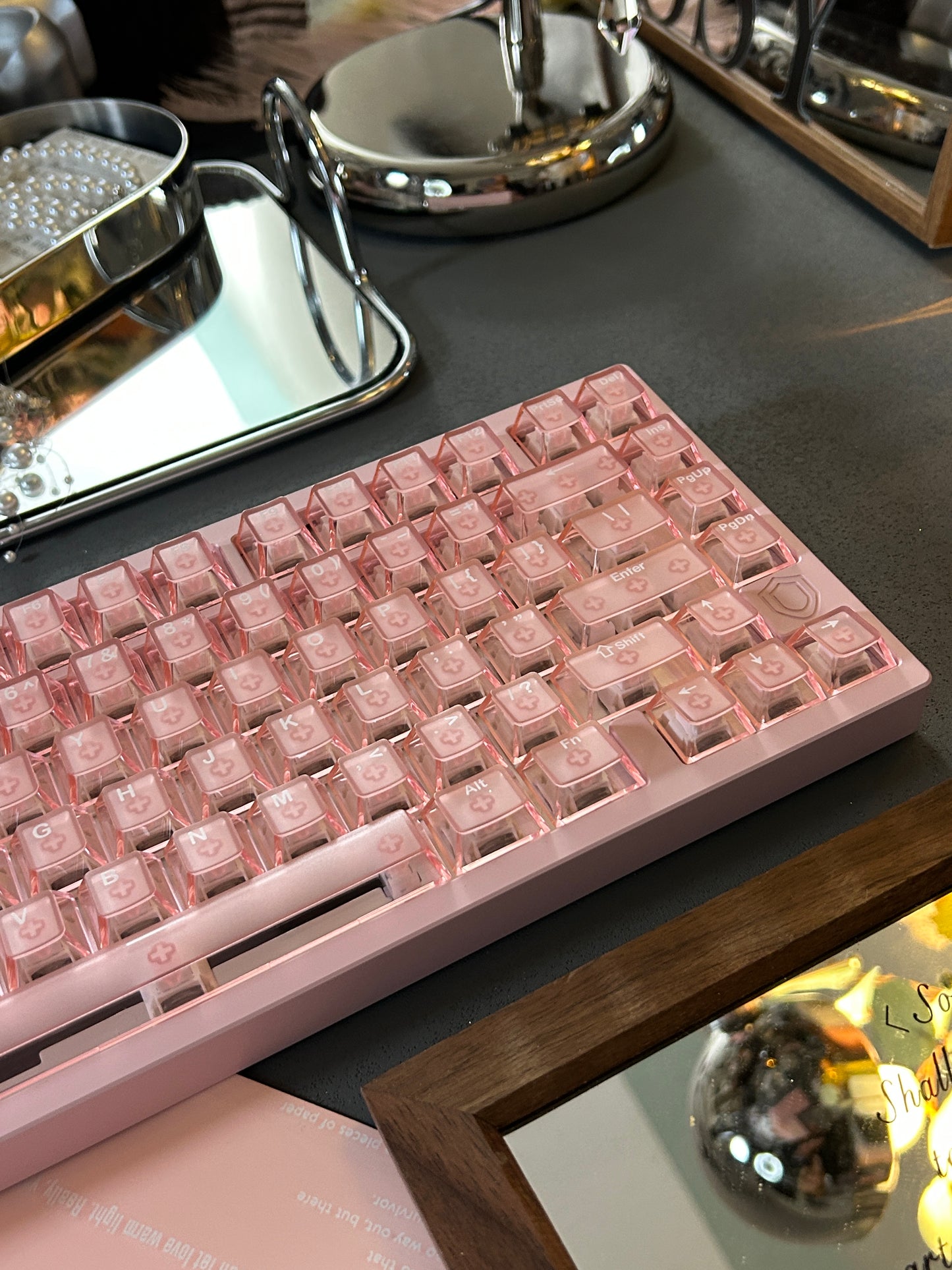 Unboxing Sample For Sales ONLY 1 Instock Pink Irok Mg75 Pro Aluminum Magnetic Mechanical Keyboard Gaming 0.005mm 8k Polling Rate Rapid Trigger Rgb Hotswap Gamer Keyboard