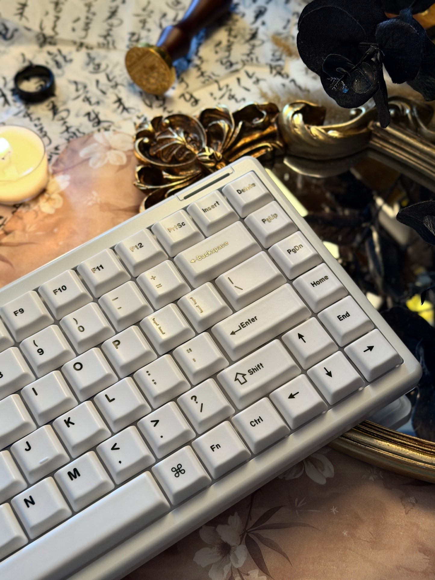 Unboxing Clearance ONLY 1 Instock ZEN75 Low-Profile Keyboard with Ceramic Keycaps