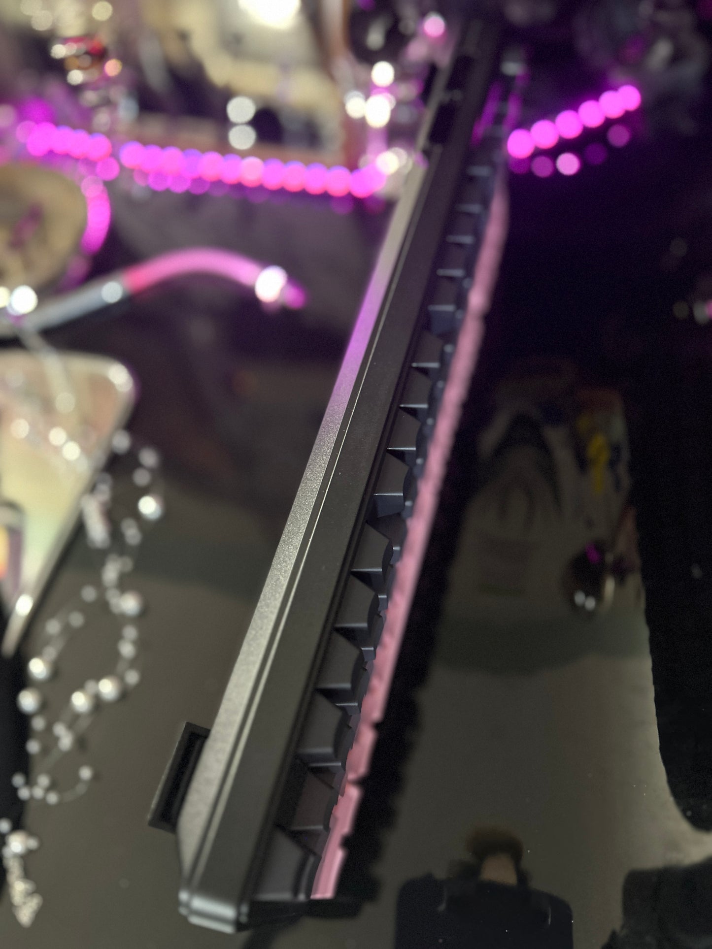 Unboxing Clearance ONLY 1 Instock FURYCUBE IP98 Black Pink Silent Membrane Keyboard
