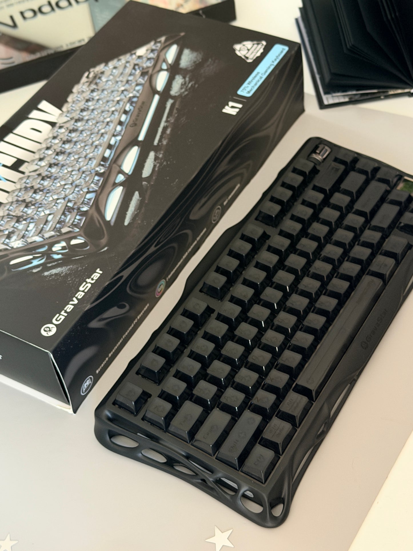 ONLY 1 Unboxing For Clearance Mercury K1 - Stealth Black Aluminum Mechanical Keyboard