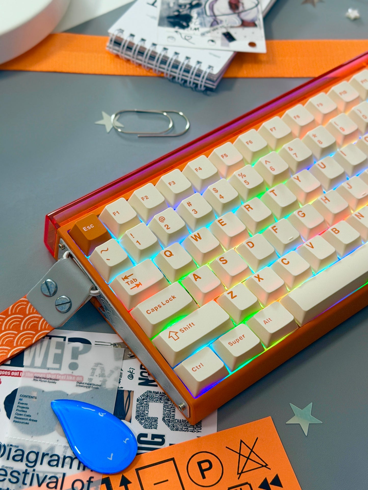 Unboxing Sample For Sales ONLY 1 Instock Orange AULA Hero 75 HE Tri-Mode Magnetic Keyboard