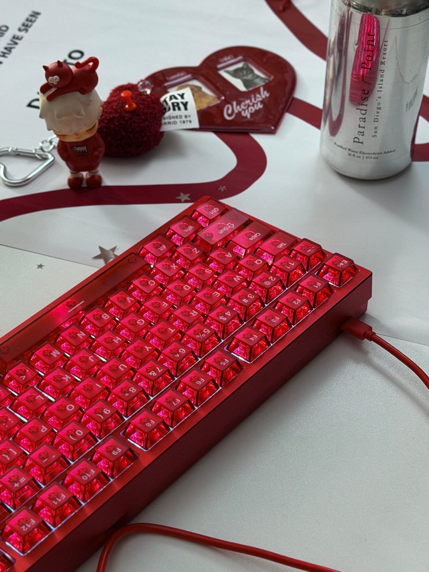 Unboxing Clearance ONLY 1 Instock IROK MG75 V2 HE Anodized Red GAMING Keyboard