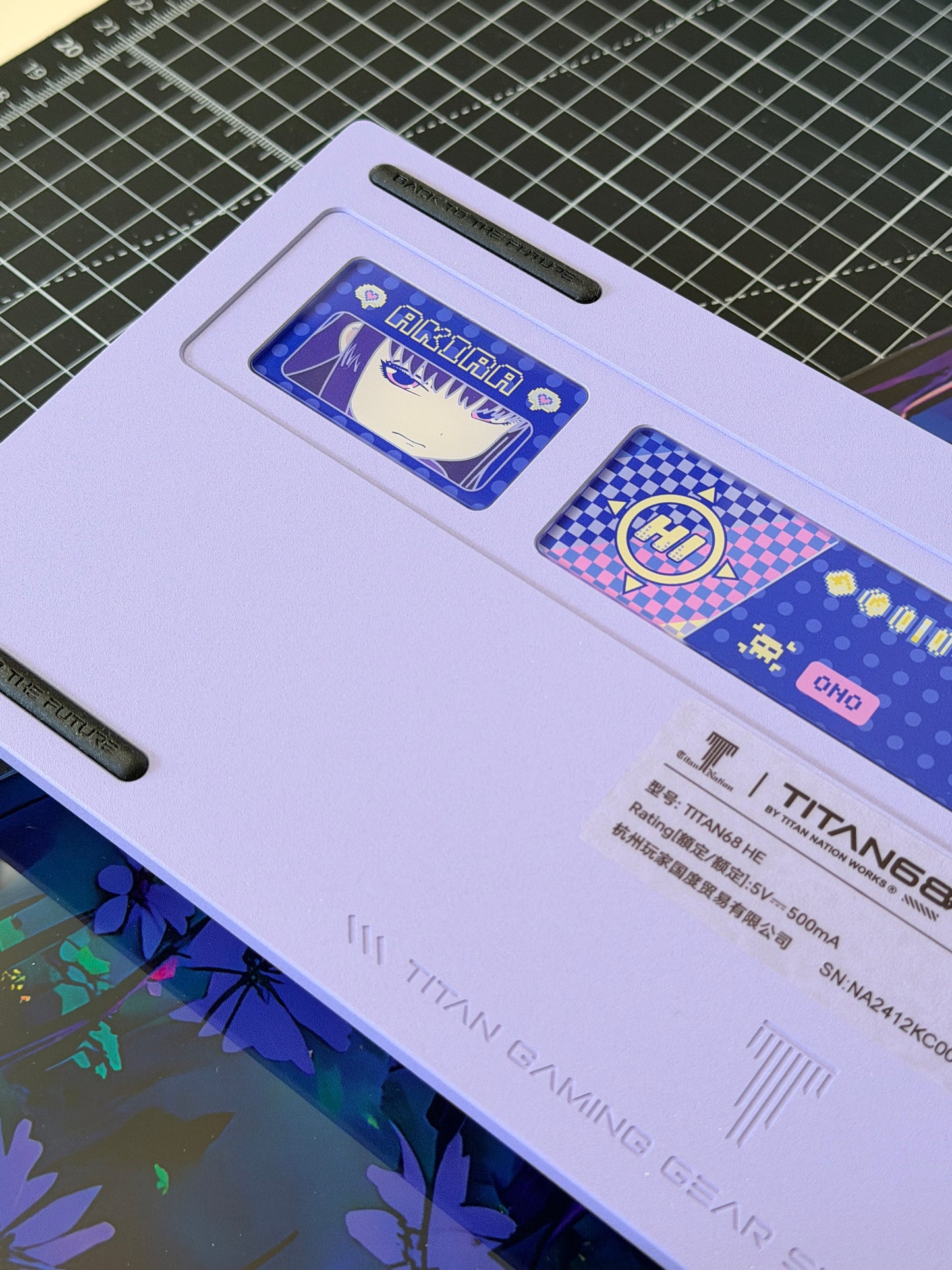 Unboxing Clearance TITAN68HE Purple Pink Magnetic Switch RGB Gaming Keyboard HI SCORE GIRL KEYCAPS