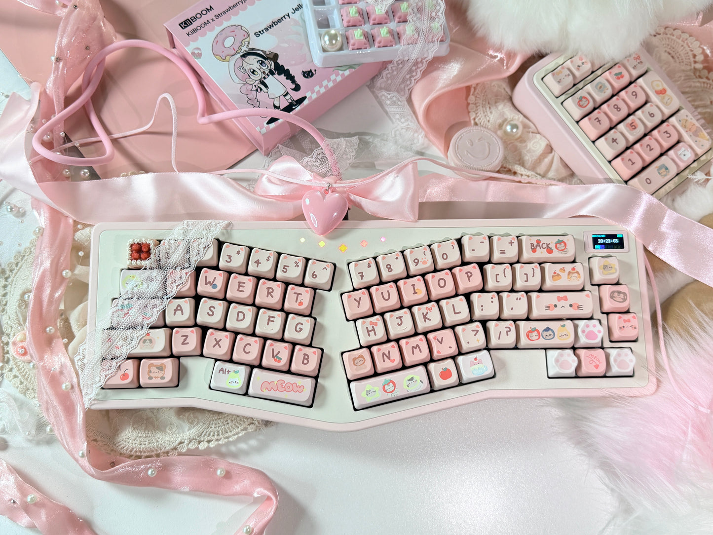 ONLY 1 Instock Prebuilt Aluminum Customized Mechanical Keyboard Staralice Ergonomic Set