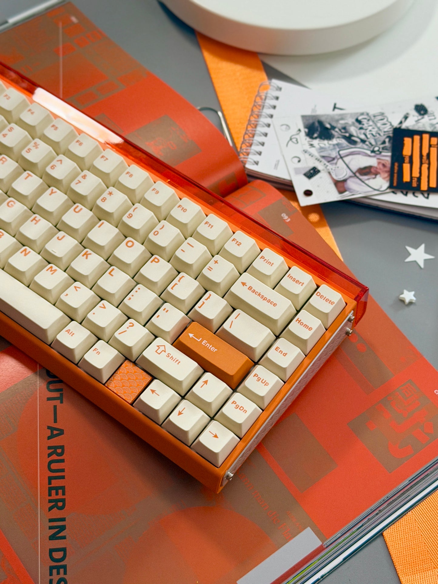 Unboxing Sample For Sales ONLY 1 Instock Orange AULA Hero 75 HE Tri-Mode Magnetic Keyboard
