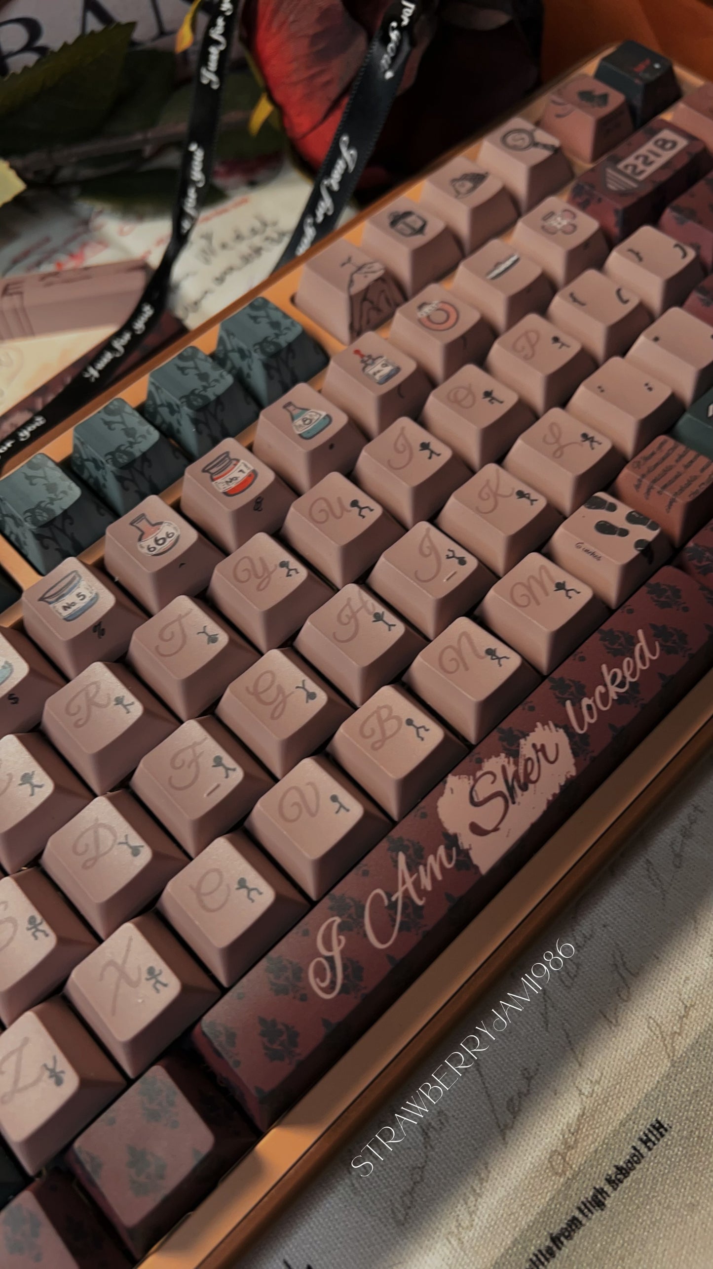 【Preorder】 Prebuilt FF75 Brown Coffee Aluminum Customized Mechanical Keyboard