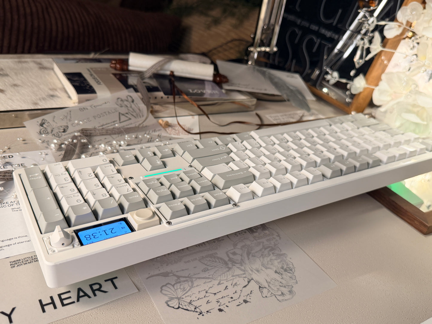 Unboxing Sample For Sale ONLY 1 Instock Wireless Mechanical Keyboard Chilkey ND104 Gaming Keyboard