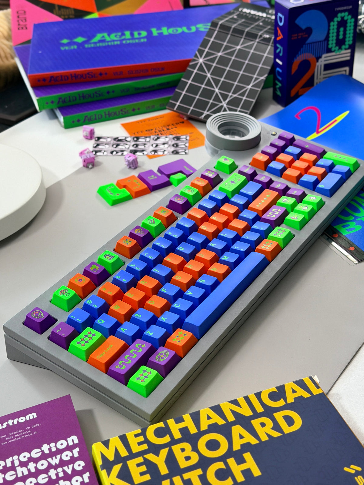 ONLY 1 Instock Dry Studio ATM98Misty Dusk Star Ring RGB Backlit Wireless Aluminum Mechanical