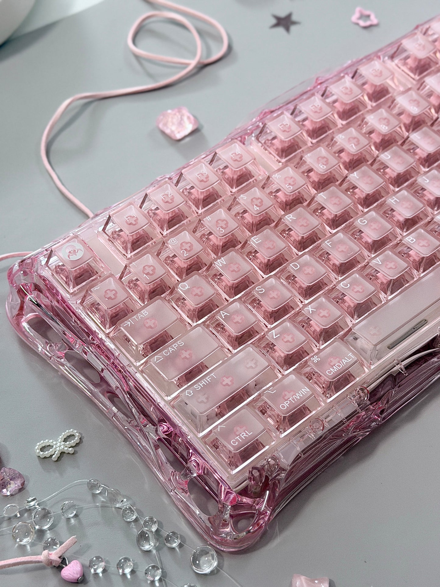 ONLY 1 Unboxing For Clearance Mercury K1 Lite - Crystal RoseMechanical Keyboard