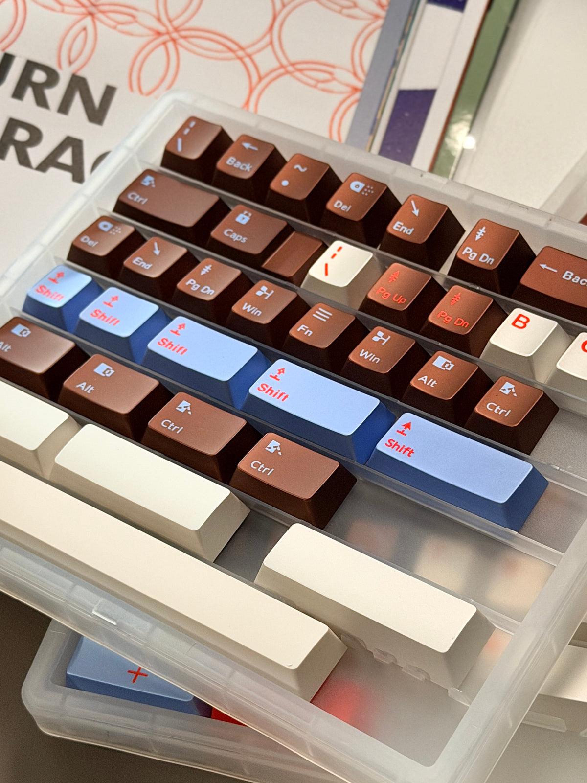 ONLY 1 Instock Prebuilt Aluminum Customized Mechanical Keyboard Cocomi80 Anordized Brown Champagne Set  | Wireless | Backlit