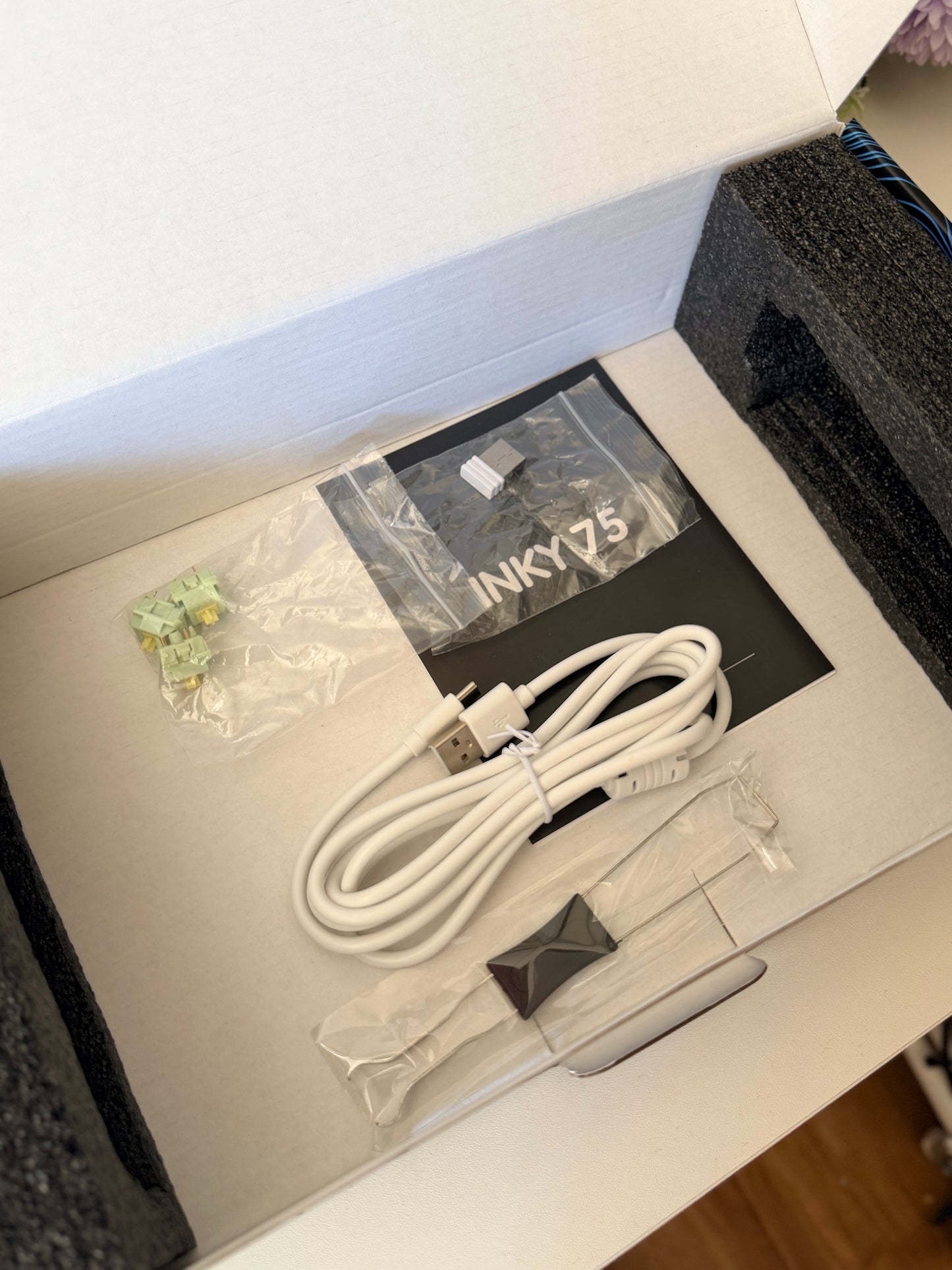 Unboxing Clearance INKY 75 Aluminum RGB Creamy Thocky Purple Wireless Custom Mechanical Keyboard