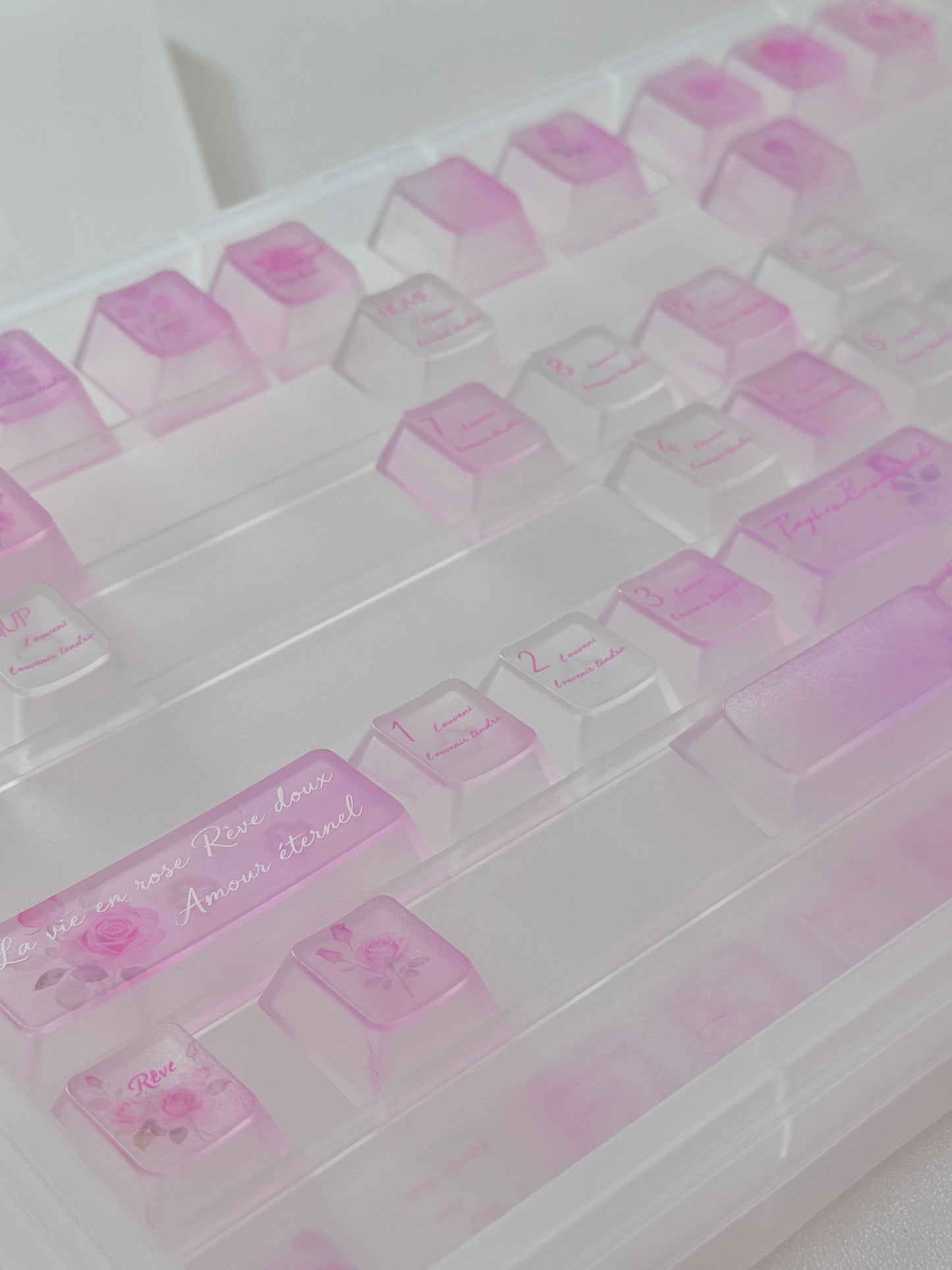 ONLY 1 Instock Prebuilt Aluminum Custom Mechanical Keyboard Meletrix ZOOM65V3 Pink Set