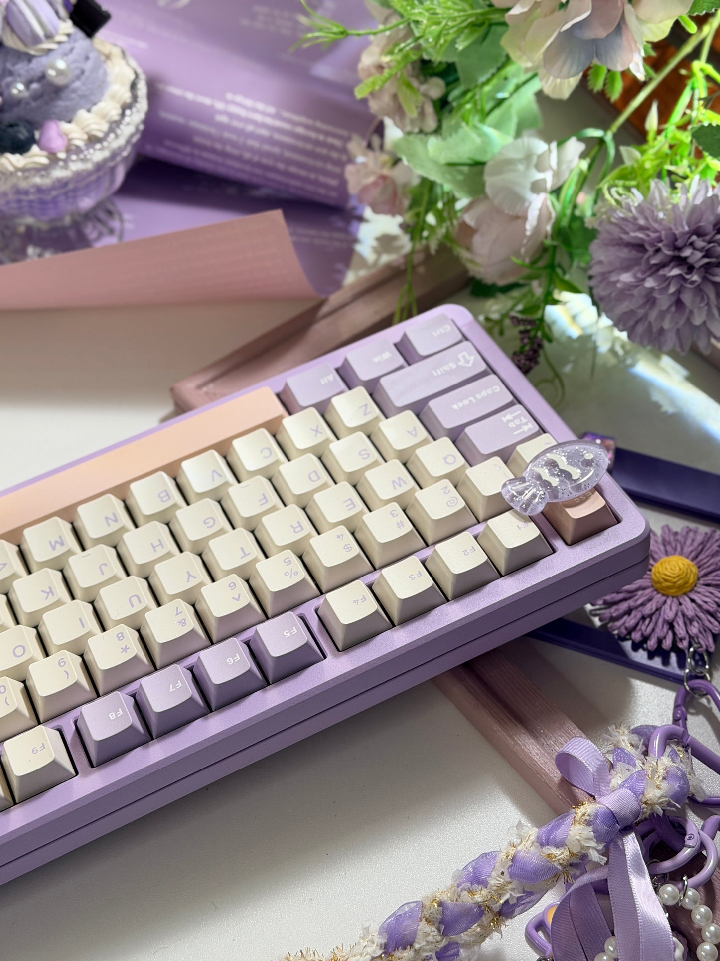 Unboxing Clearance INKY 75 Aluminum RGB Creamy Thocky Purple Wireless Custom Mechanical Keyboard