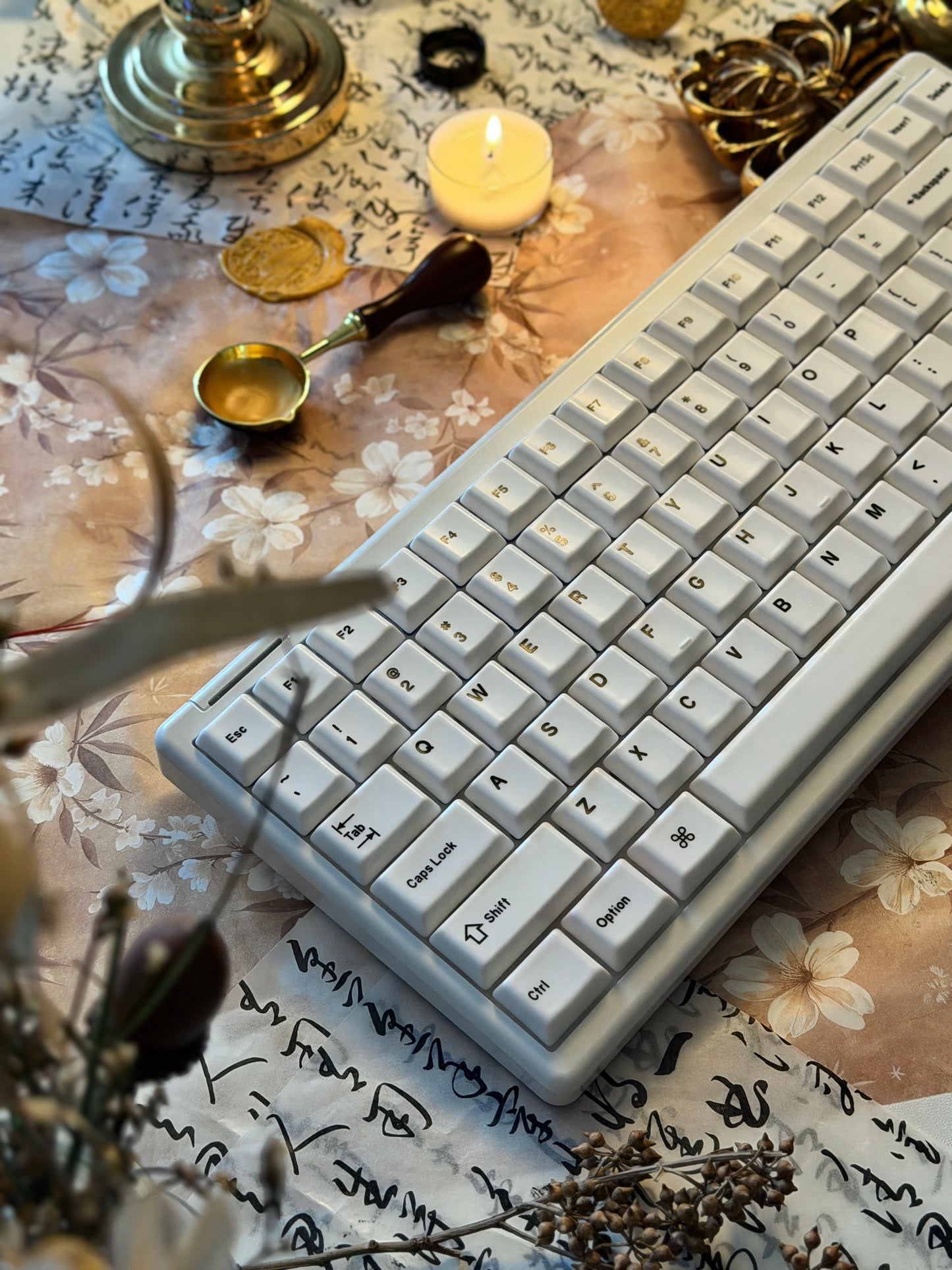 Unboxing Clearance ONLY 1 Instock ZEN75 Low-Profile Keyboard with Ceramic Keycaps
