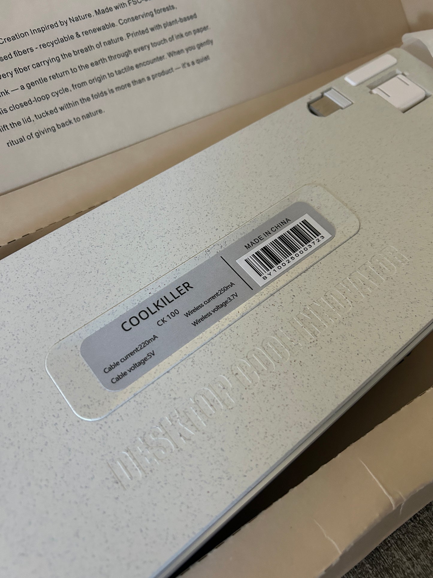 Unboxing Sample For Sales ONLY 1 Instock CK100 tri-mode low-profile mechanical wireless keyboard