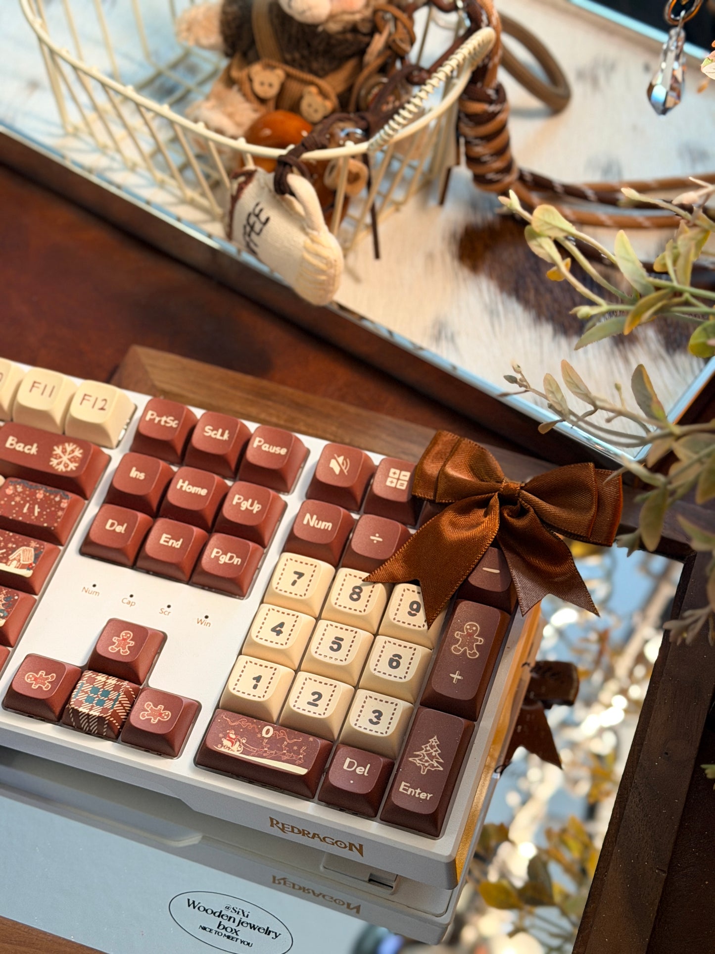 Unboxing Clearance Redragon TRUNDLE K668 (Xmas Edition) RGB Full Size Gaming Mechanical Keyboard