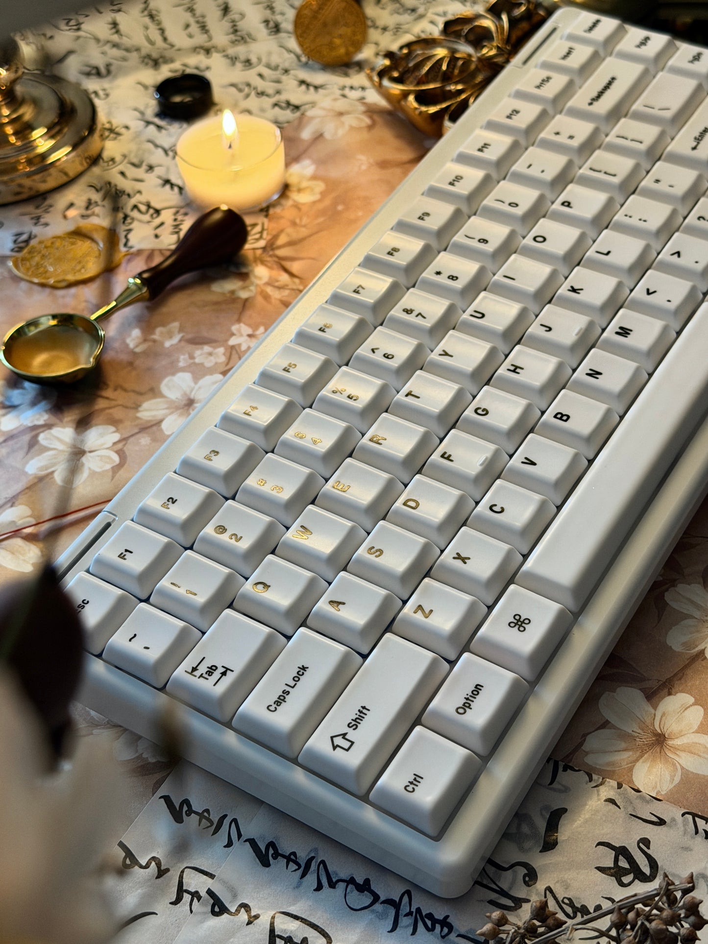 Unboxing Clearance ONLY 1 Instock ZEN75 Low-Profile Keyboard with Ceramic Keycaps