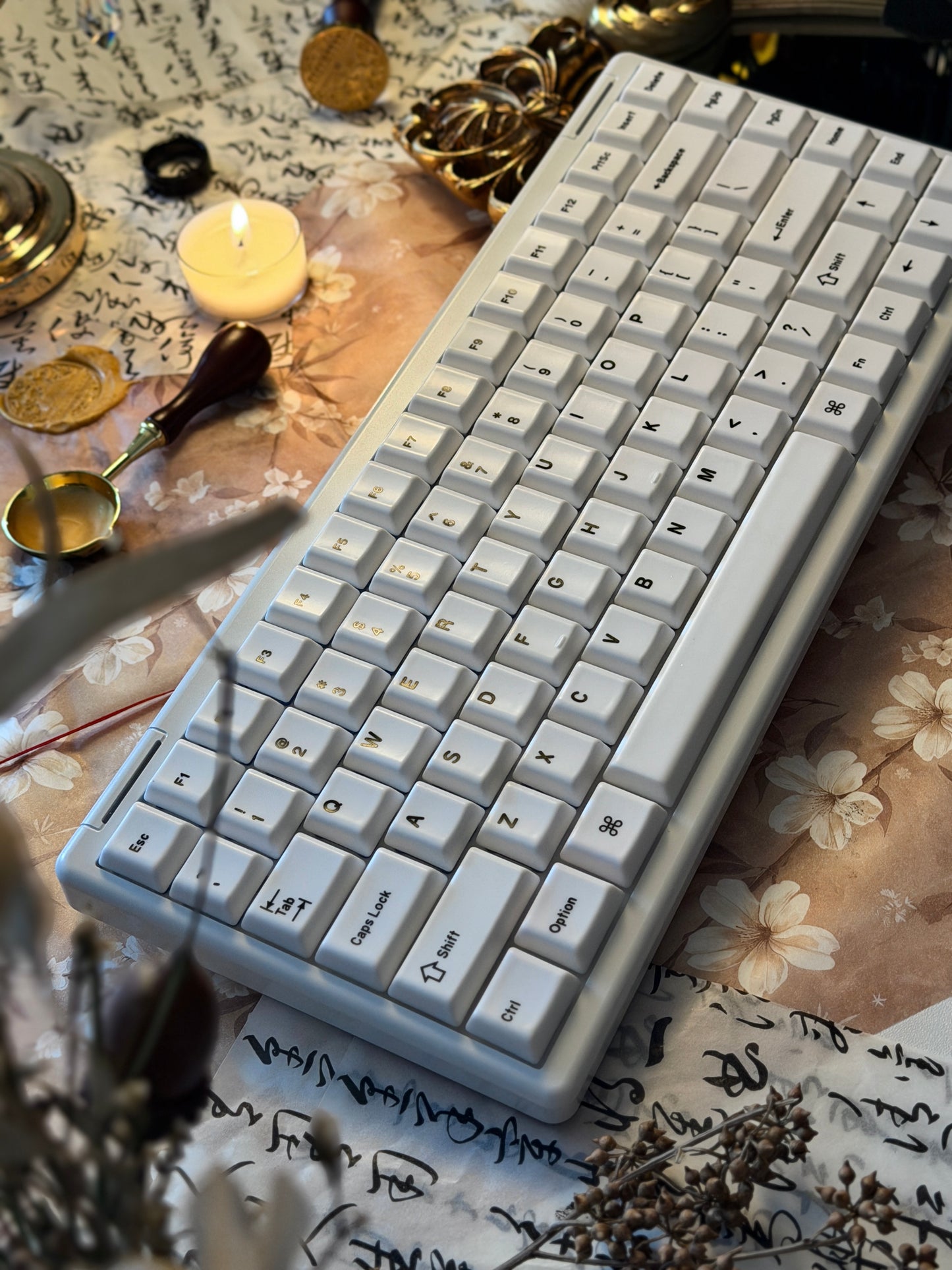 Unboxing Clearance ONLY 1 Instock ZEN75 Low-Profile Keyboard with Ceramic Keycaps