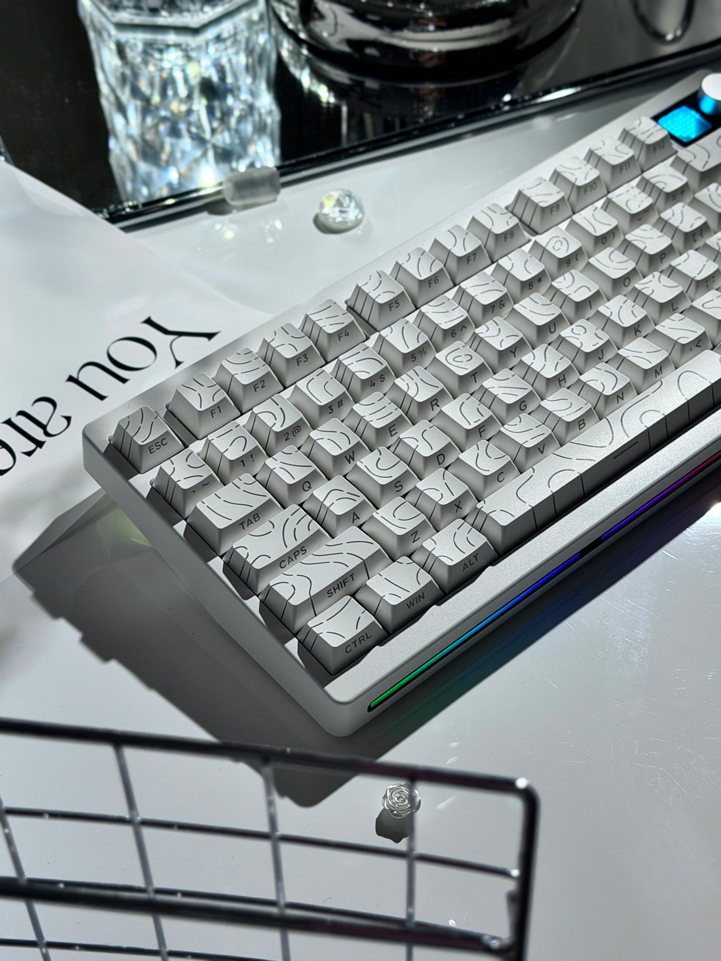 Unboxing ONLY 1 Instock ELECFOX SPECTRA75 Mechanical Gaming Keyboard Wireless RGB Backlight Dot Matrix Display