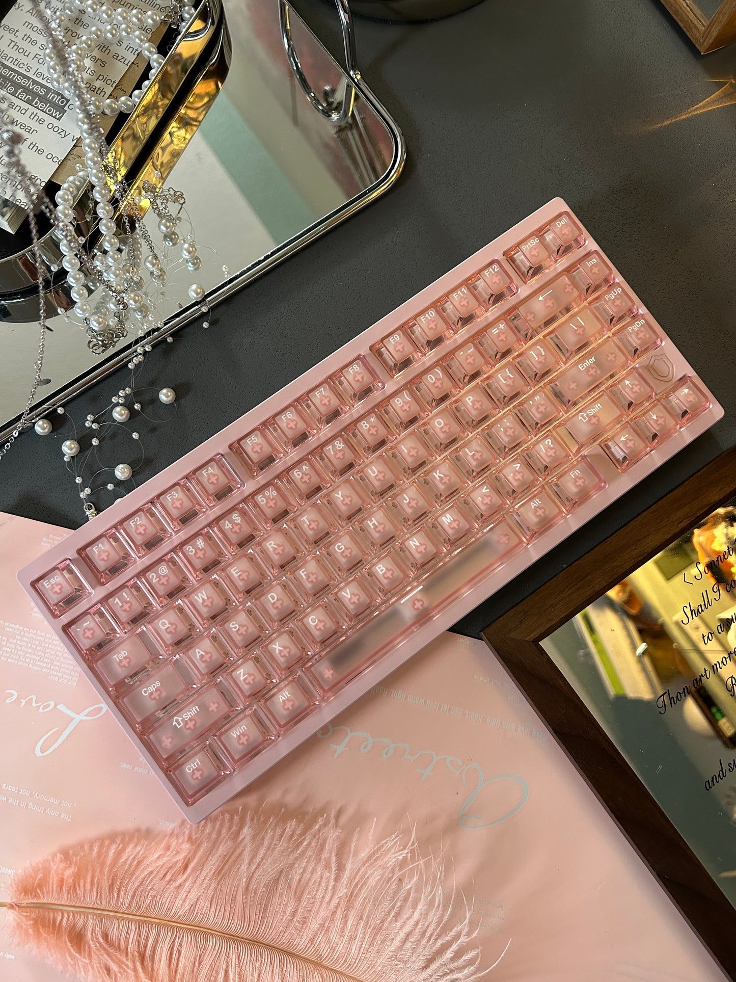 Unboxing Sample For Sales ONLY 1 Instock Pink Irok Mg75 Pro Aluminum Magnetic Mechanical Keyboard Gaming 0.005mm 8k Polling Rate Rapid Trigger Rgb Hotswap Gamer Keyboard