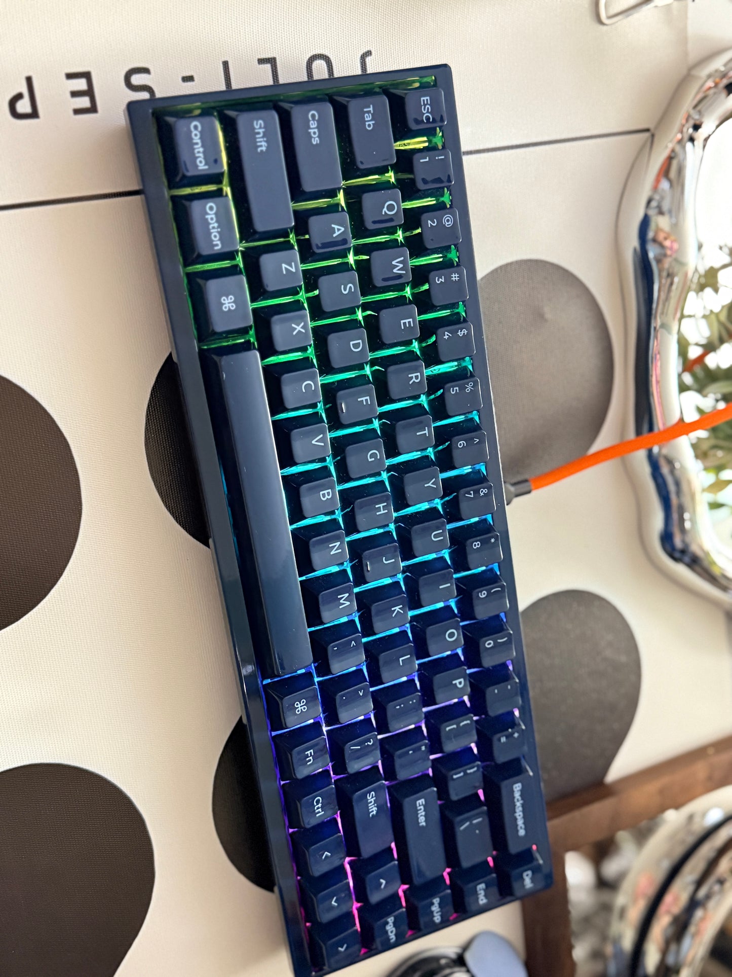 Unboxing Sample For Sales ONLY 1 Instock Keychron Q16 HE 8K Dark Navy Wired Fully Ceramic Keyboard Magnetic Switch For Gaming