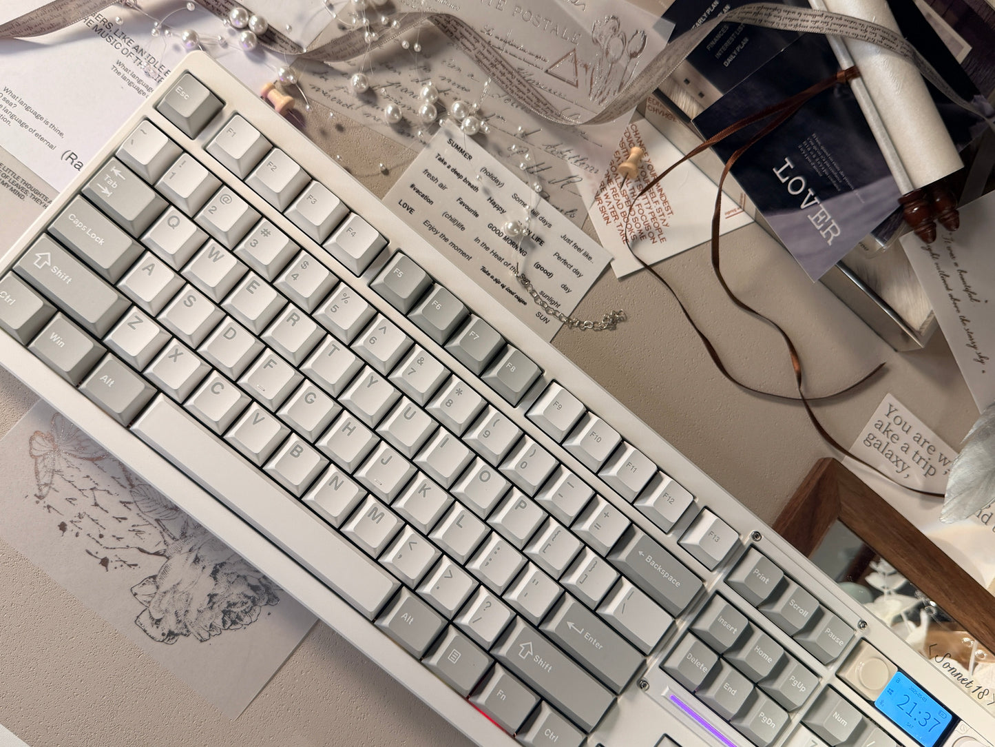 Unboxing Sample For Sale ONLY 1 Instock Wireless Mechanical Keyboard Chilkey ND104 Gaming Keyboard