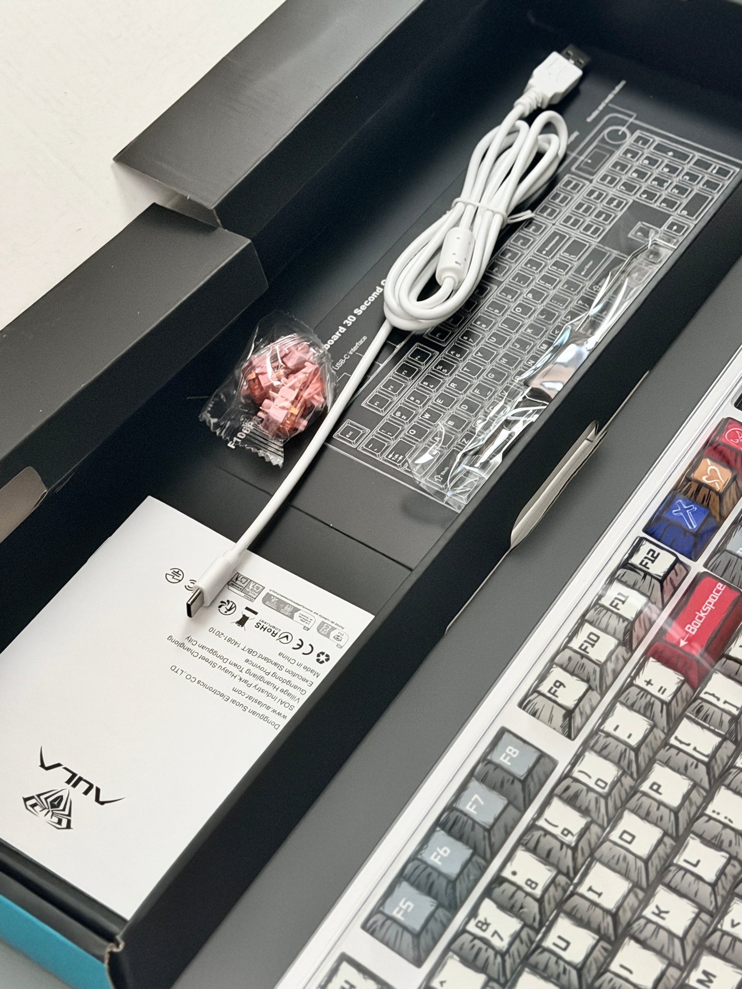 Unboxing Clearance ONLY 1 Instock AULA F106 PRO Wireless Mechanical Keyboard