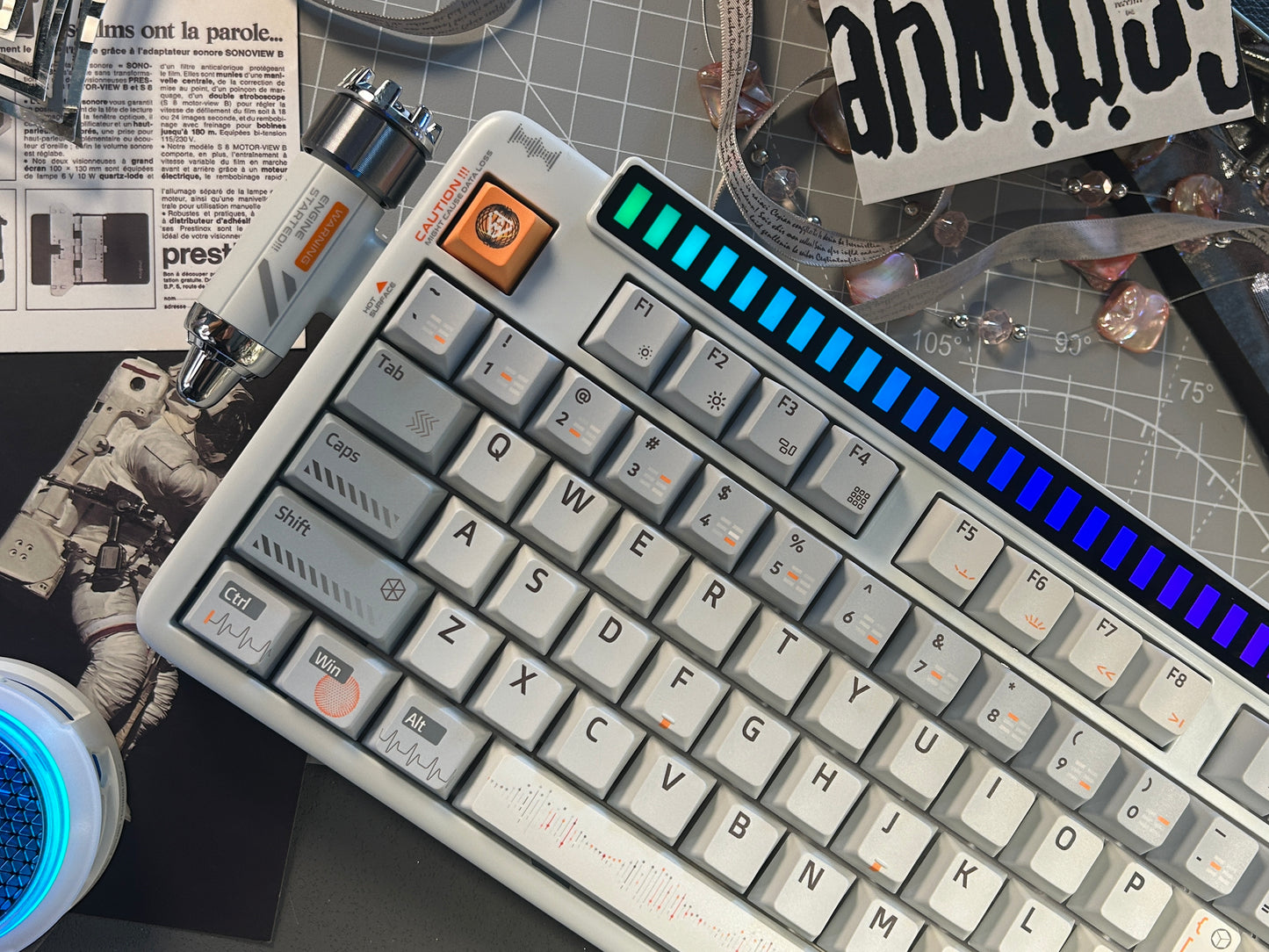 Unboxing Sample For Sales ONLY 1 Instock KeysMe Lunar 01 Mechanical Keyboard + Pad Set