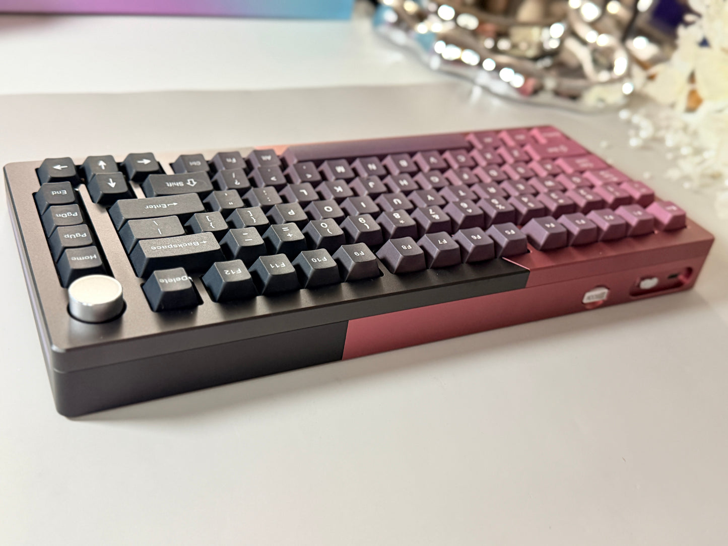 Unboxing For SALEs LOOP75 Aluminum Mechanical Keyboard KiiBOOM Matcha Latte Switches