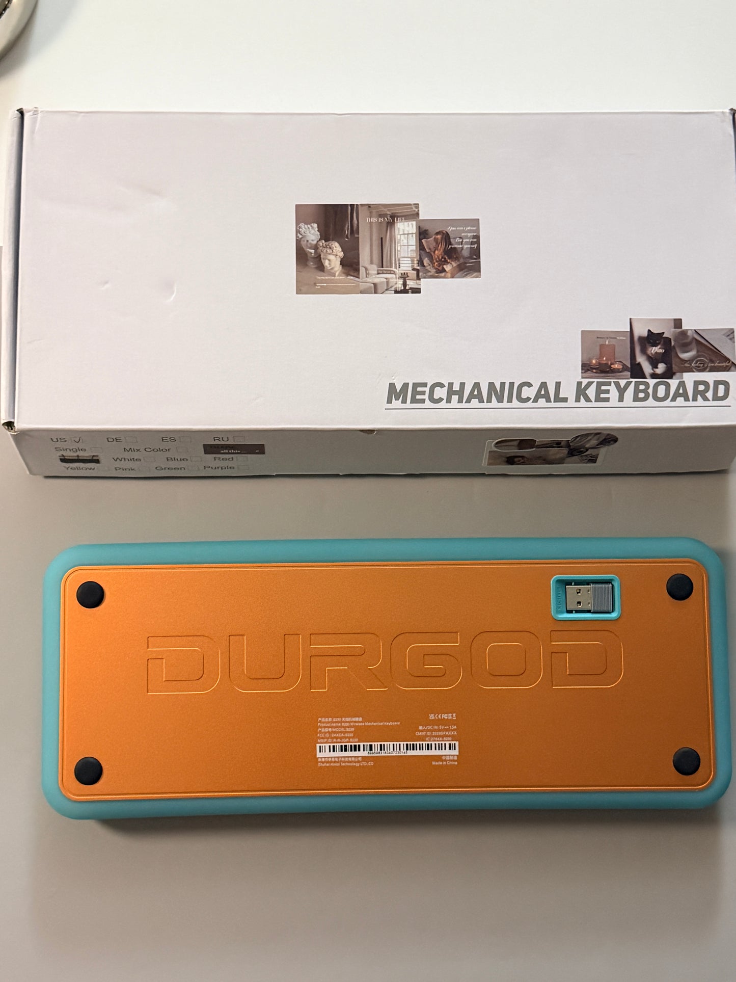 Unboxing Clearance ONLY 1DURGOD S230 Oasis Wireless Low-Profile Keyboard