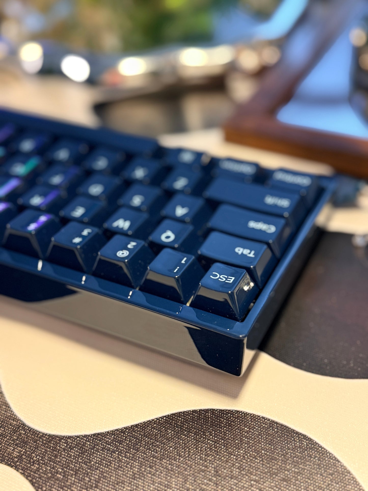 Unboxing Sample For Sales ONLY 1 Instock Keychron Q16 HE 8K Dark Navy Wired Fully Ceramic Keyboard Magnetic Switch For Gaming