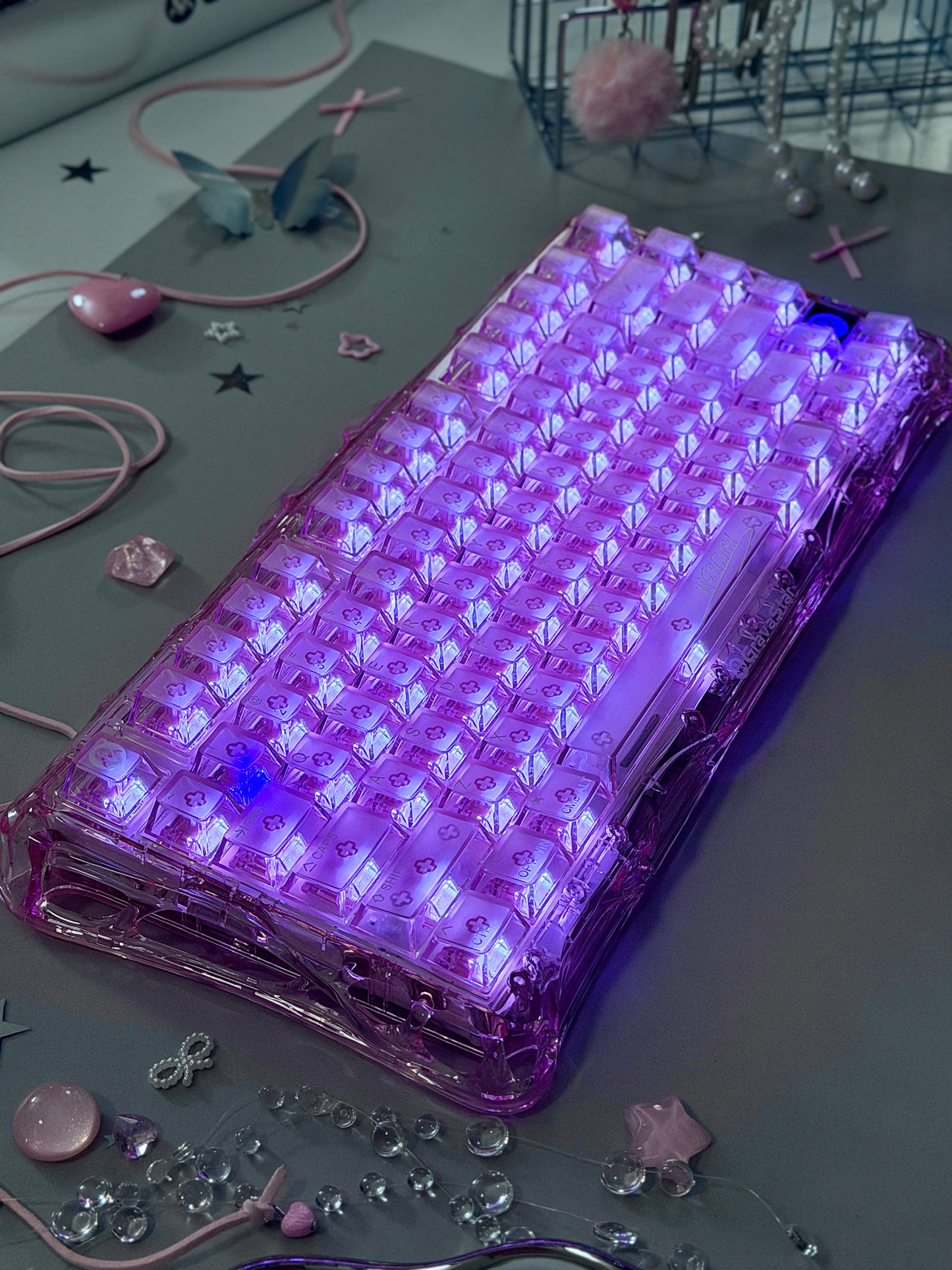 ONLY 1 Unboxing For Clearance Mercury K1 Lite - Crystal RoseMechanical Keyboard
