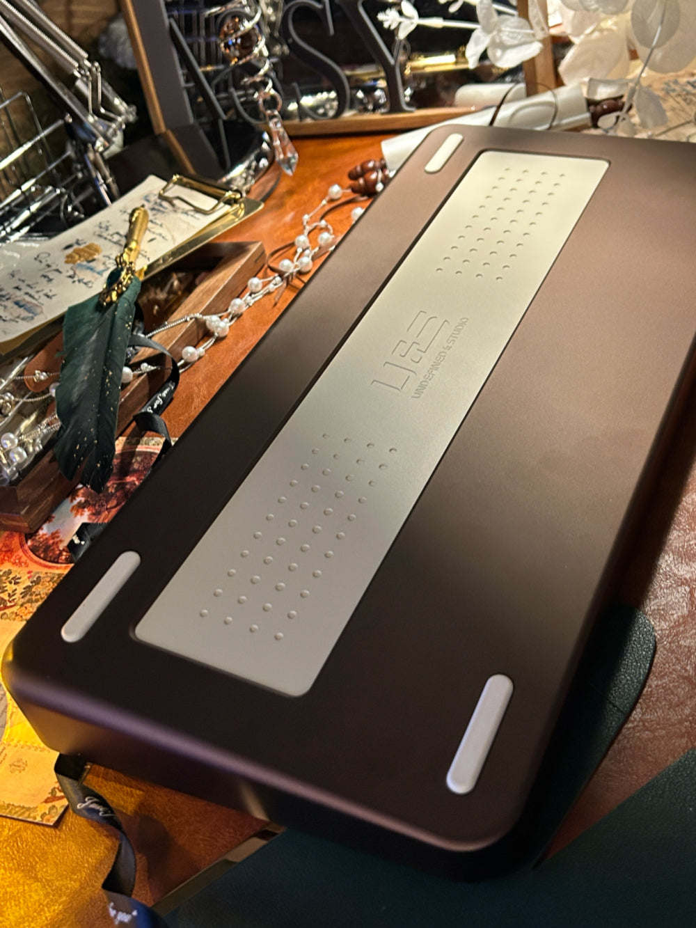 ONLY 1 Instock Prebuilt Aluminum Customized Mechanical Keyboard Targa98 Brown Set