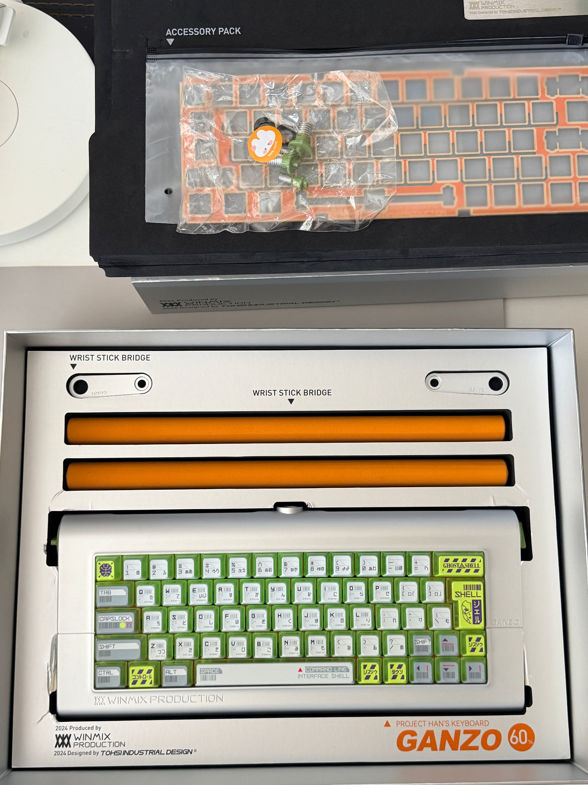 ONLY 1 Instock Prebuilt Aluminum Custom Mechanical Keyboard Ganzo60 Set  | Wireless | Backlit