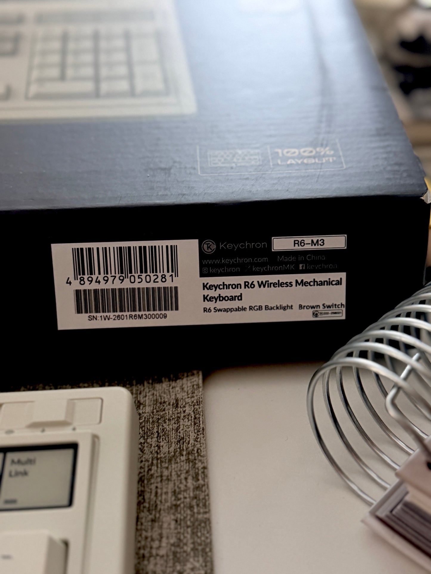 Unboxing Clearance ONLY 1 Instock Keychron R6 QMK Wireless Mechanical Keyboard