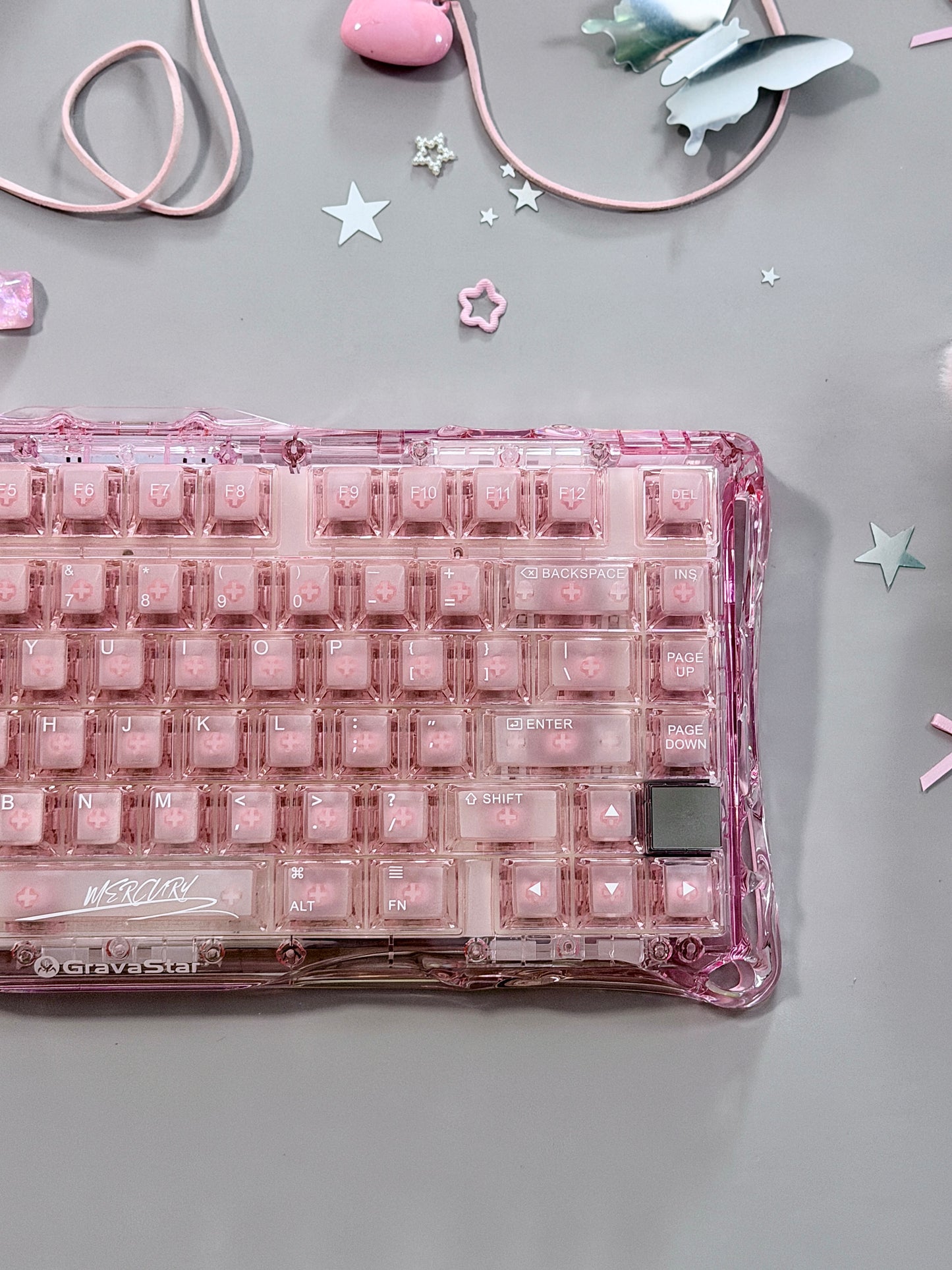 ONLY 1 Unboxing For Clearance Mercury K1 Lite - Crystal RoseMechanical Keyboard