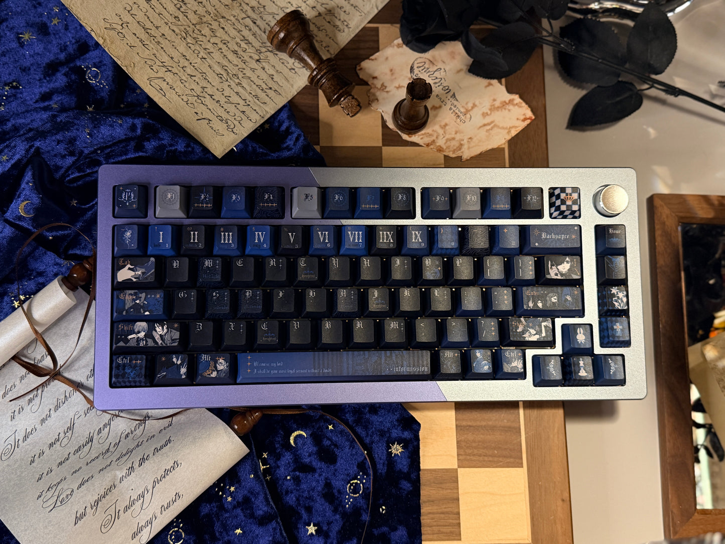 Unboxing For SALEs KiiBOOM LOOP75
Hotswappable Aluminum Gasket Mechanical Keyboard Silver Blue（not including the Wristrest）