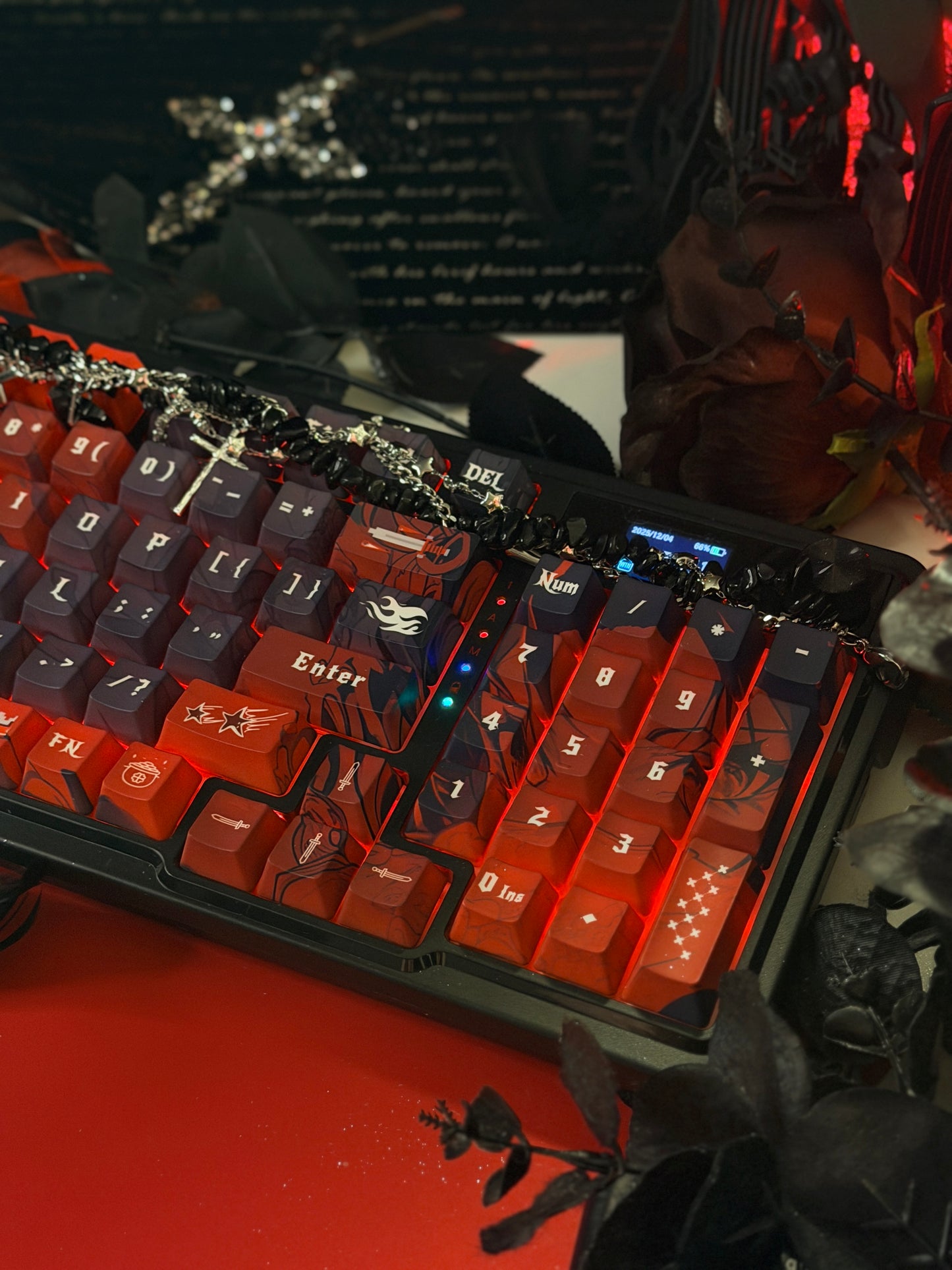 Unboxing For Sales ARTEMIS K719 PRO Anime RGB Gaming Mechanical Keyboard(not including shooting decoration)