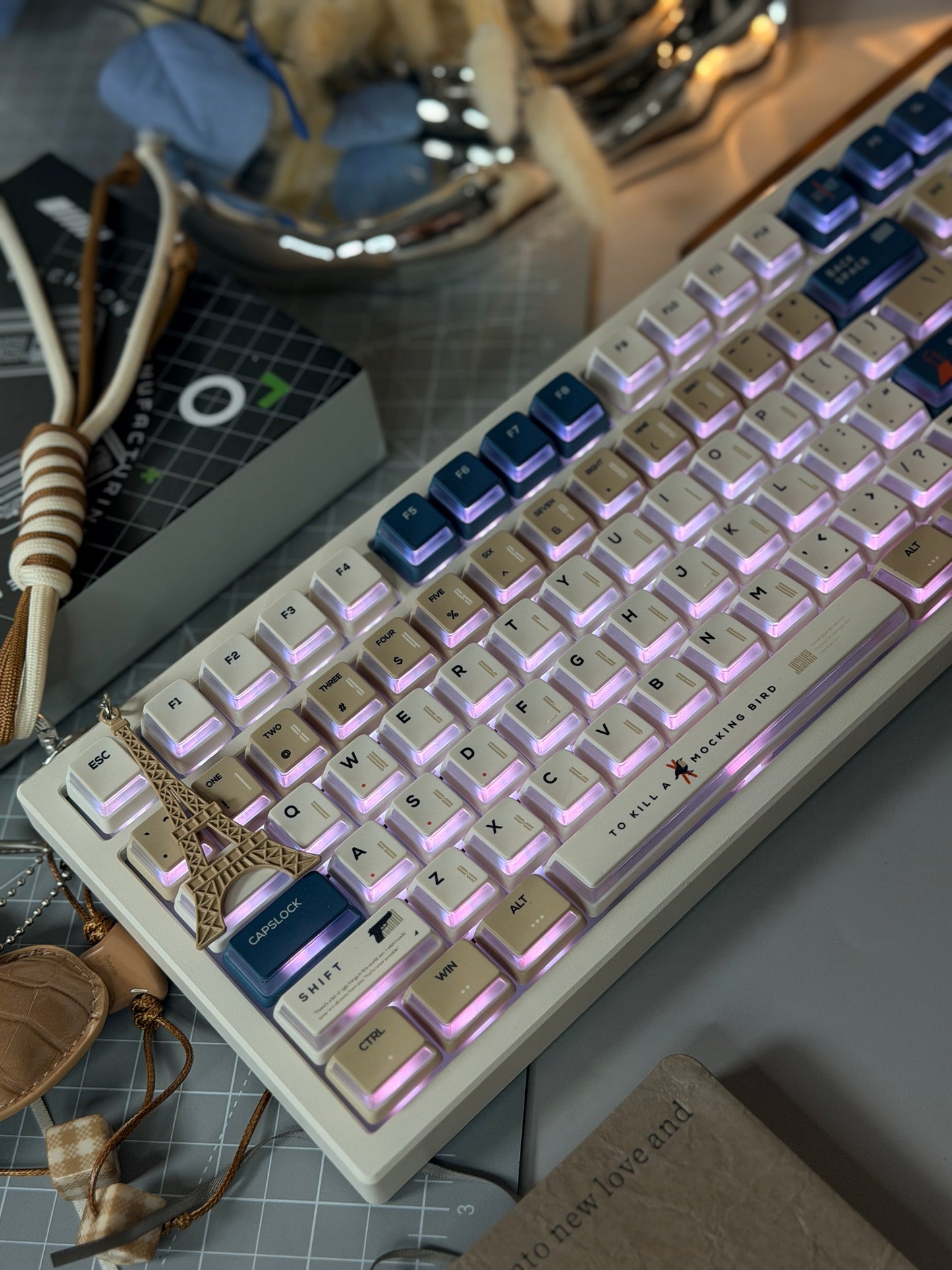 Unboxing For Sales EPOMAKER x Feker Galaxy80 Wireless Mechanical Keyboard➕0248 custom Keycap full set