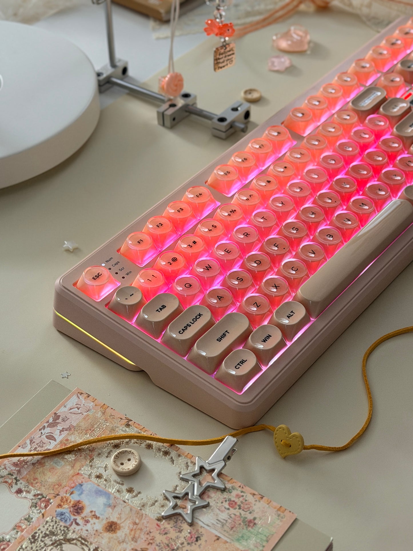 Unboxing Clearance ONLY 1 Instock WOMIER WK98 98% MULTIMEDIA SCREEN MECHANICAL GAMING KEYBOARD