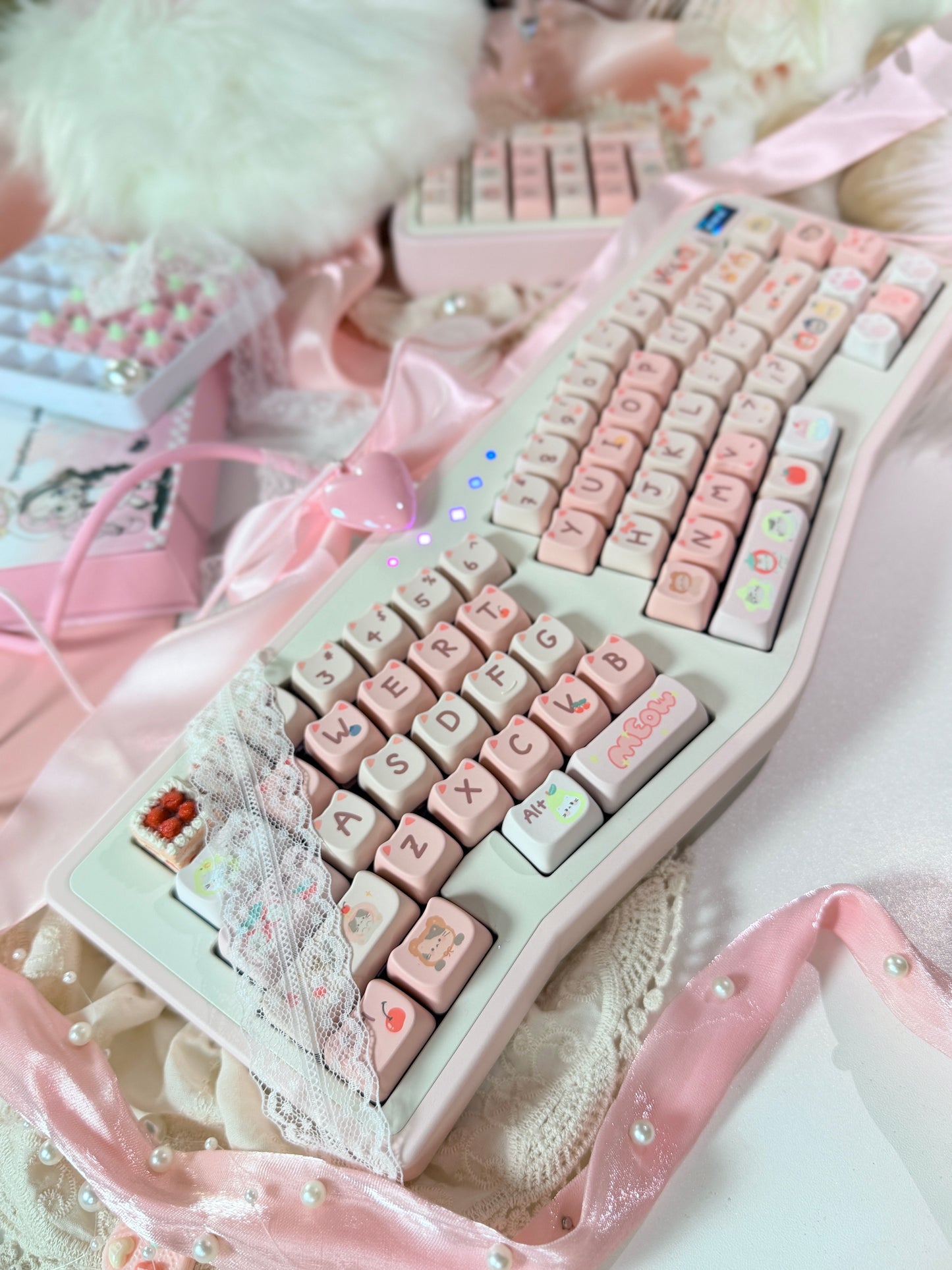 ONLY 1 Instock Prebuilt Aluminum Customized Mechanical Keyboard Staralice Ergonomic Set
