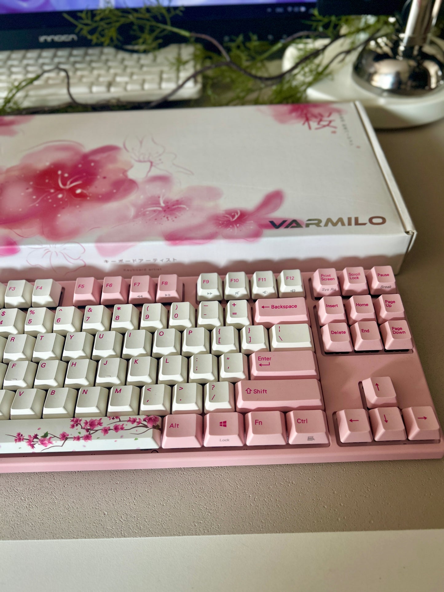 Unboxing For SALEs Varmilo VA87M Sakura Pink LED TKL Mechanical Keyboard