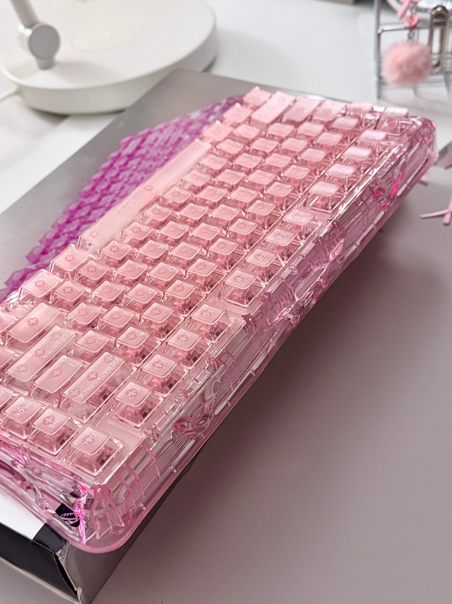 ONLY 1 Unboxing For Clearance Mercury K1 Lite - Crystal RoseMechanical Keyboard