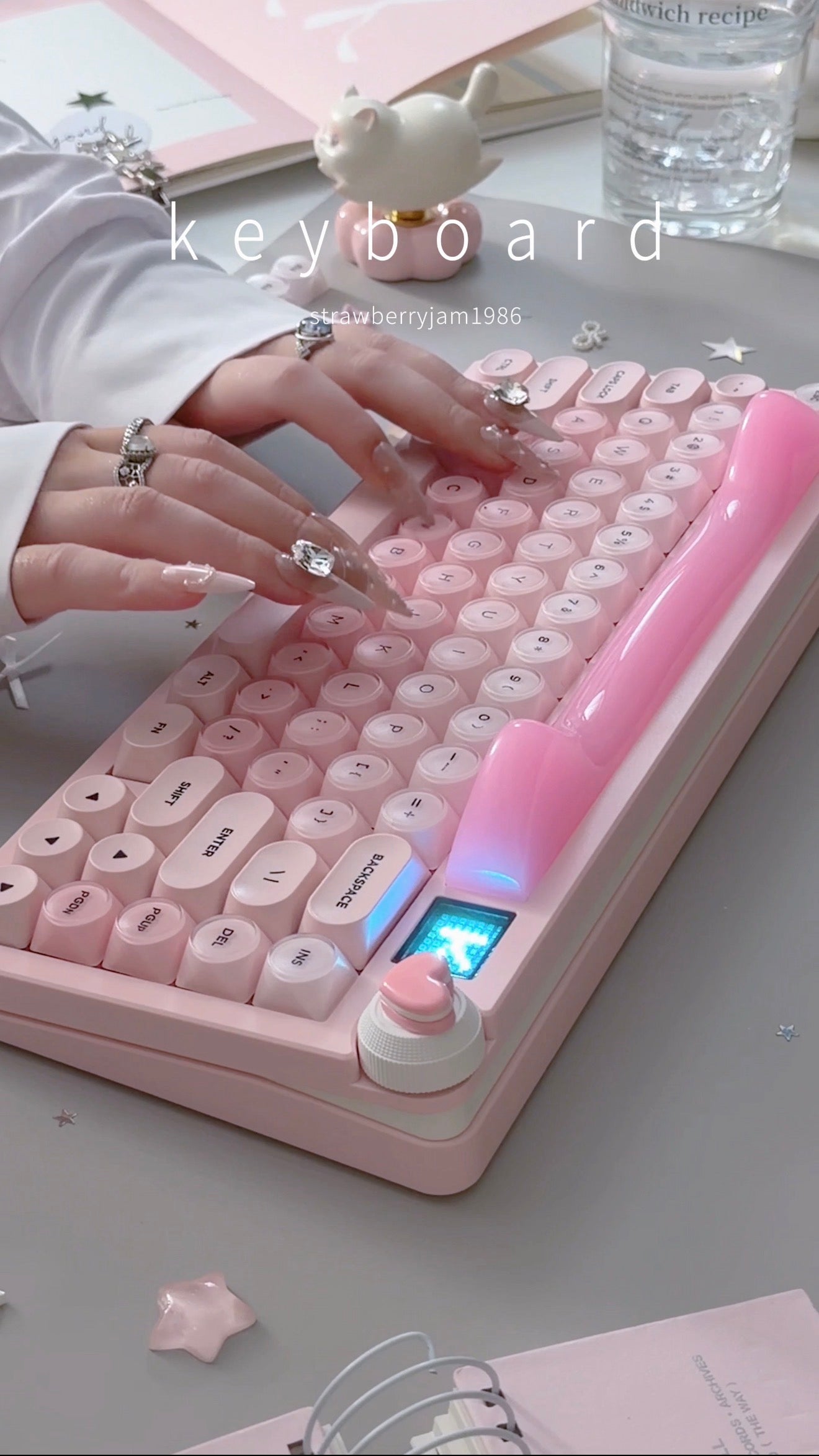 Unboxing Clearance ONLY 1 Instock WOMIER K80 MECHANICAL KEYBOARD With Cat Ear Light Box