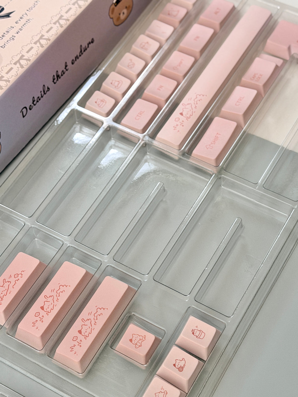 ONLY 1 Instock Prebuilt Aluminum Custom Mechanical Keyboard Targa98 Pink Set