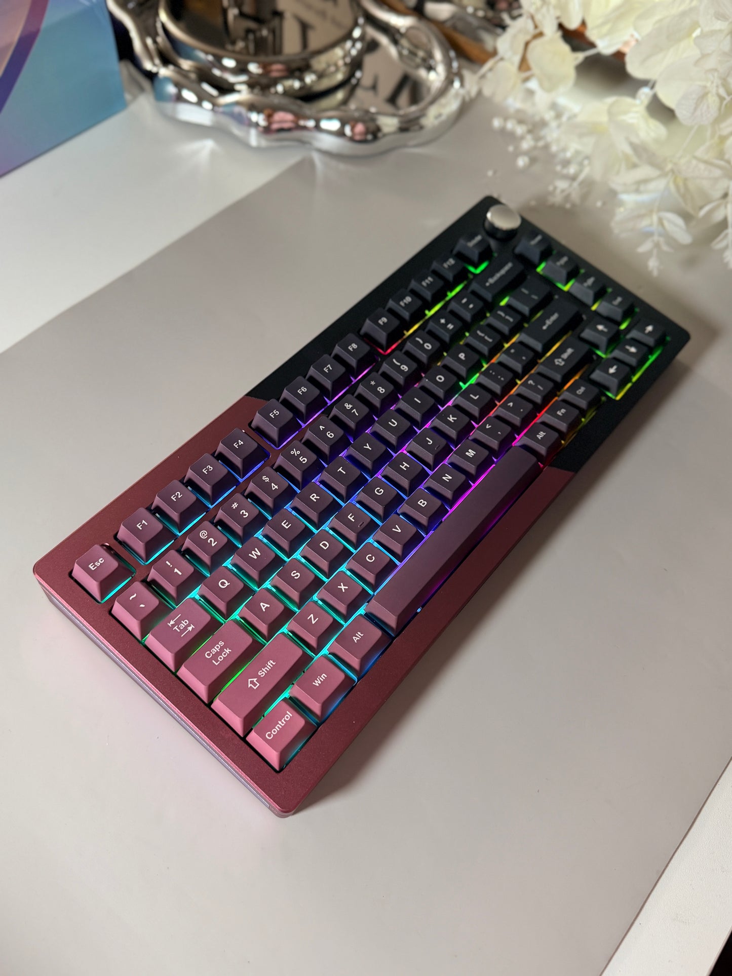 Unboxing For SALEs LOOP75 Aluminum Mechanical Keyboard KiiBOOM Matcha Latte Switches