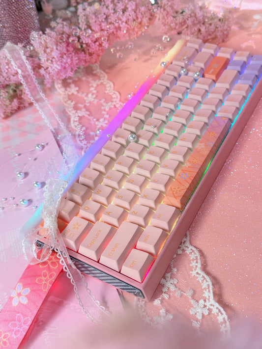 Unboxing Sample For Sales ONLY 1 Instock AULA HERO68 HE ULTRA SAKURA PINK MEGNATIC SWITCH GAMING KEYBOARD